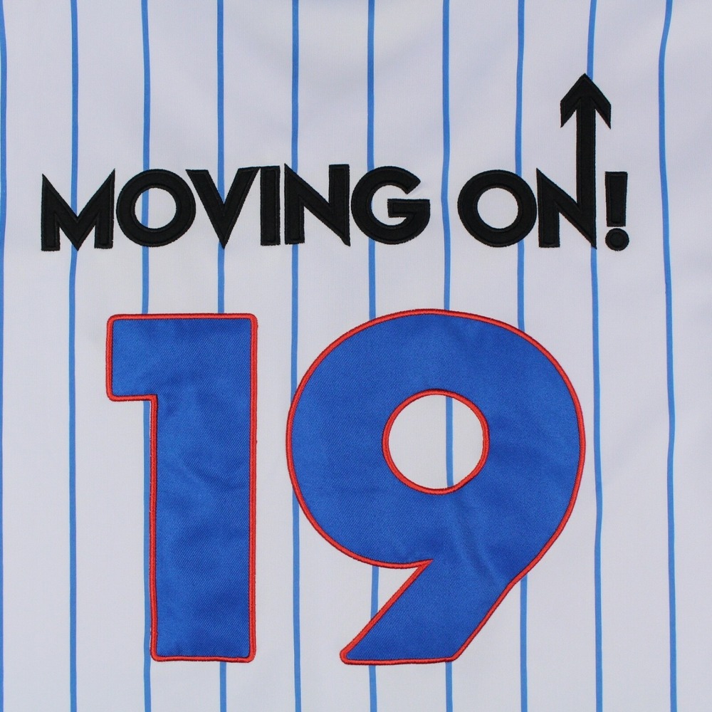 The Who Moving On 19 Baseball Jersey Shirt Mens Size L Polyester Short Sleeve - Picture 10 of 10